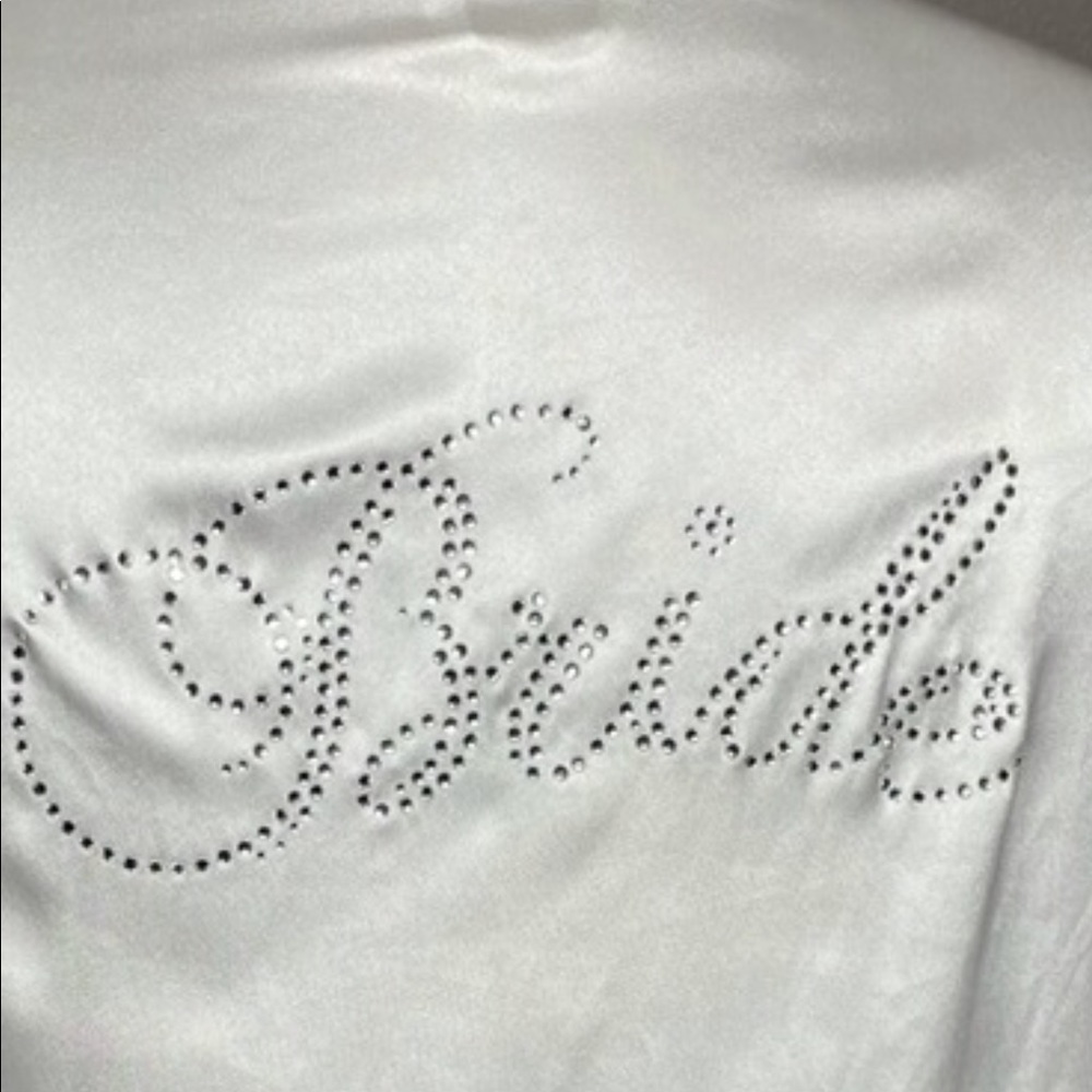 Victoria Secret Bride Rhinestone Robe